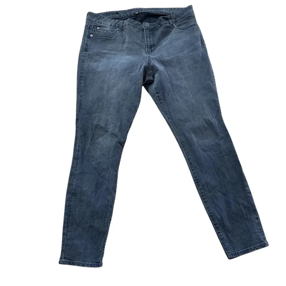 Kut from the Kloth VIV Toothpick Skinny Women’s Gray Ankle Jeans Size 16W NWOT